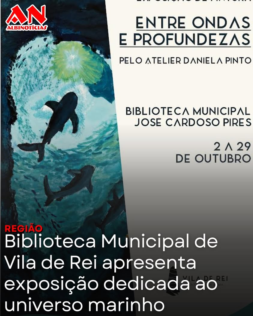 A Biblioteca Municipal José Cardoso Pires, em Vila de Rei, recebe entre 2 e 29 de outubro a exposição coletiva de pintur...