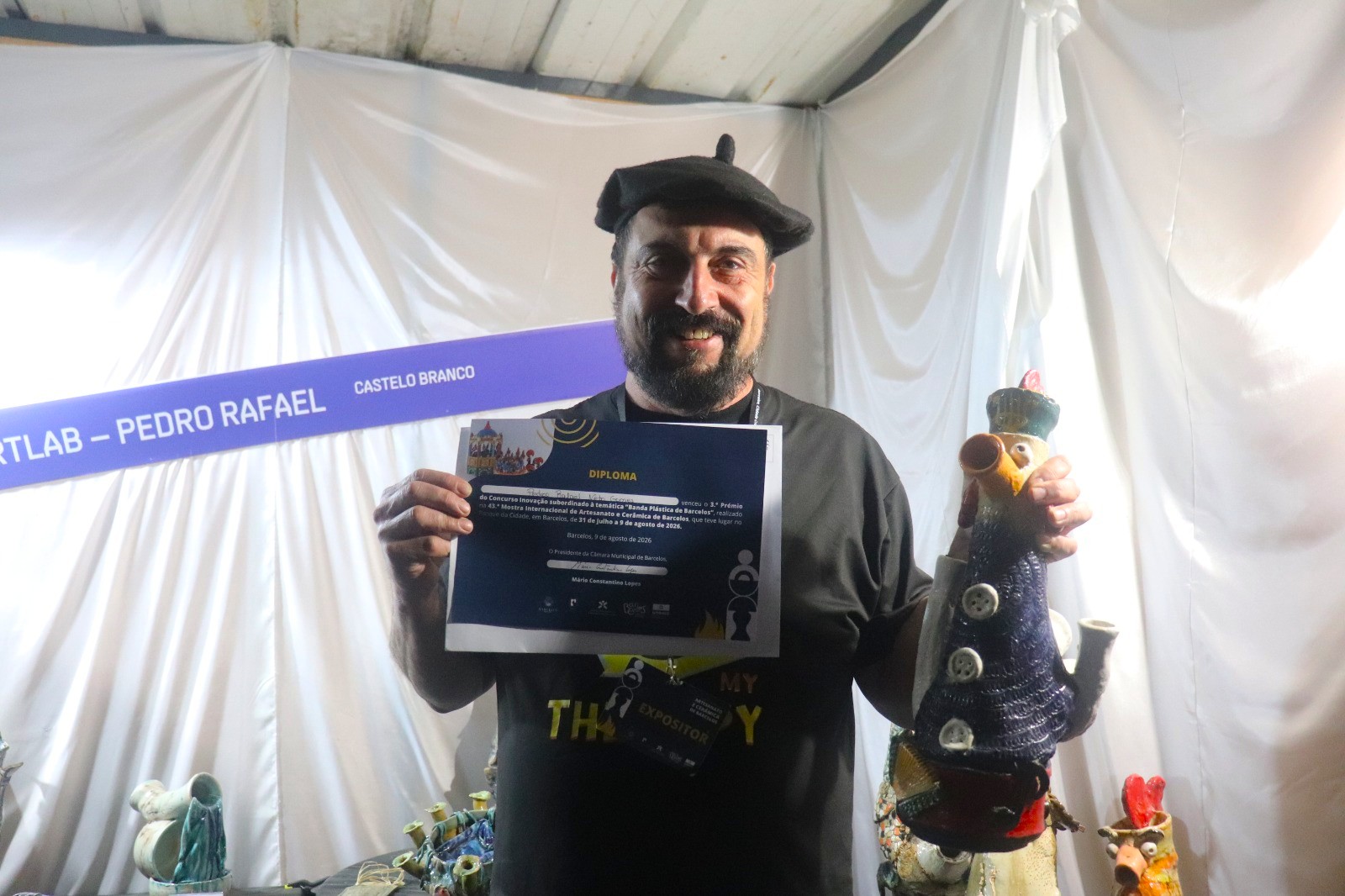 Peça ‘Totem Musical’ de Pedro Rafael conquista 3o Prémio Inovação em Barcelos