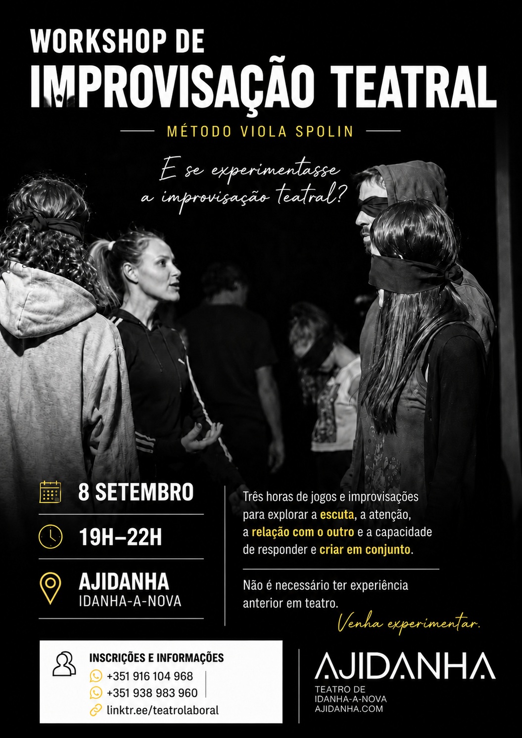 Workshop de improvisação teatral chega a Idanha-a-Nova