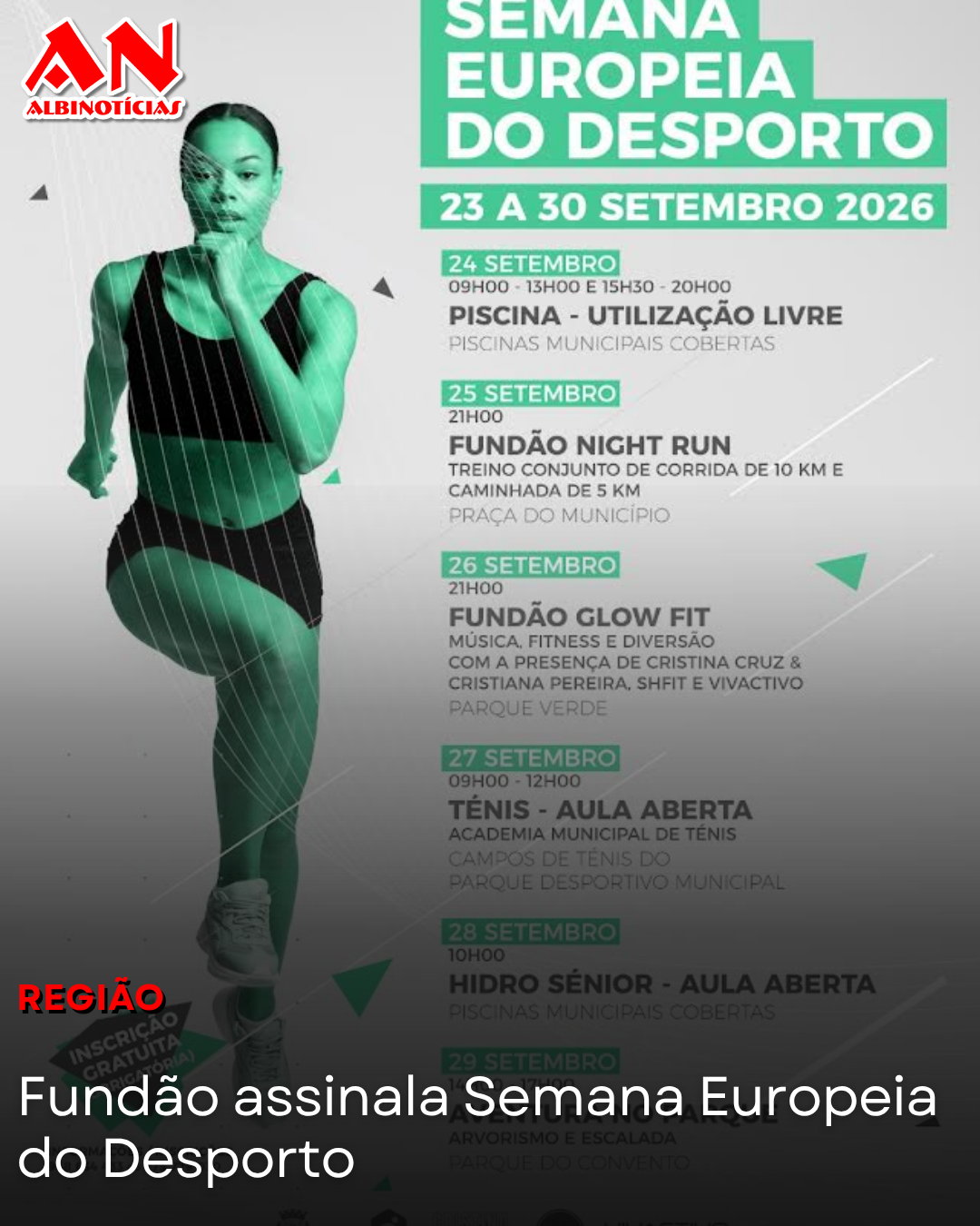 Fundão assinala Semana Europeia do Desporto