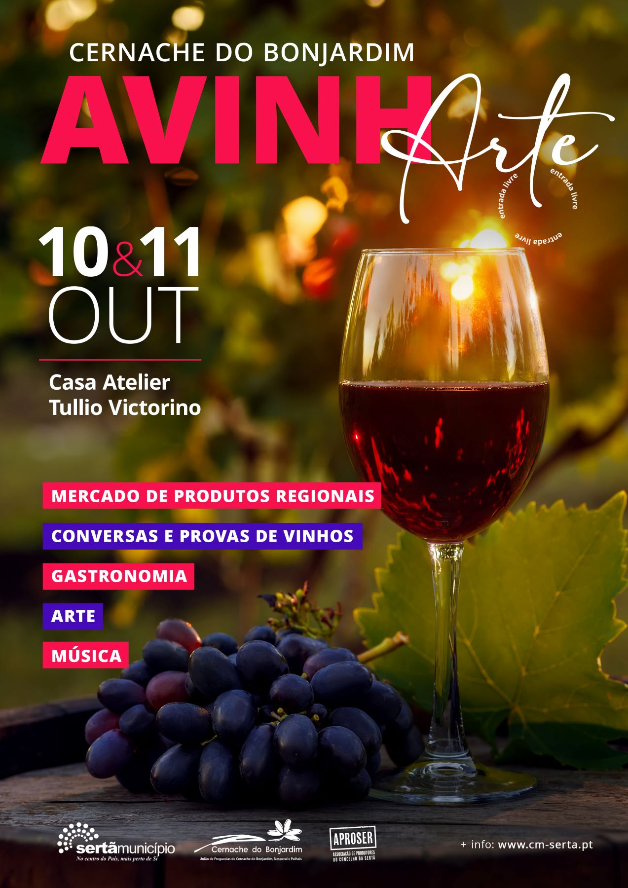 AVINHARTE regressa a Cernache do Bonjardim para celebrar os vinhos da Sertã