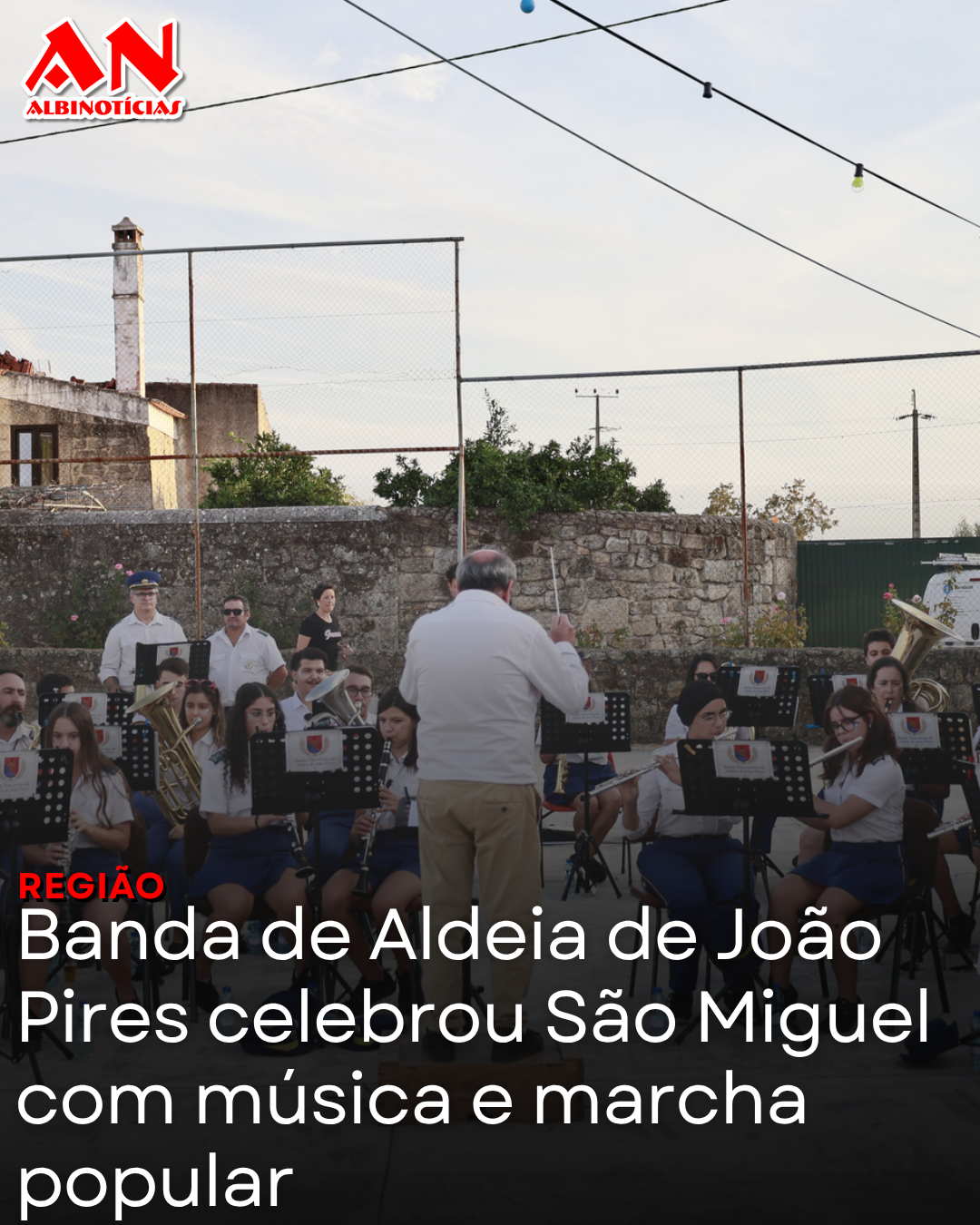 Banda de Aldeia de João Pires celebrou São Miguel com música e marcha popular