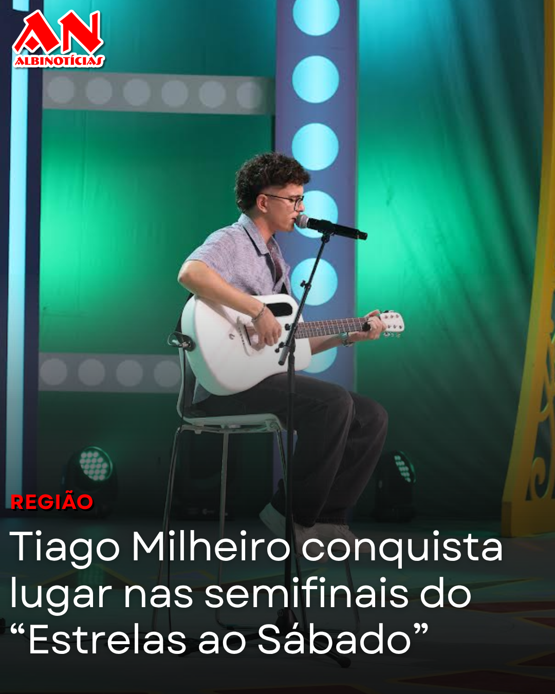 Tiago Milheiro conquista lugar nas semifinais do “Estrelas ao Sábado”