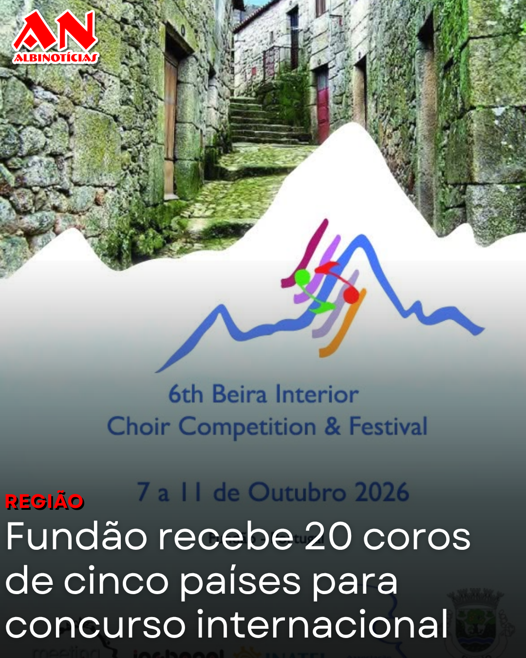 Fundão recebe 20 coros de cinco países para concurso internacional