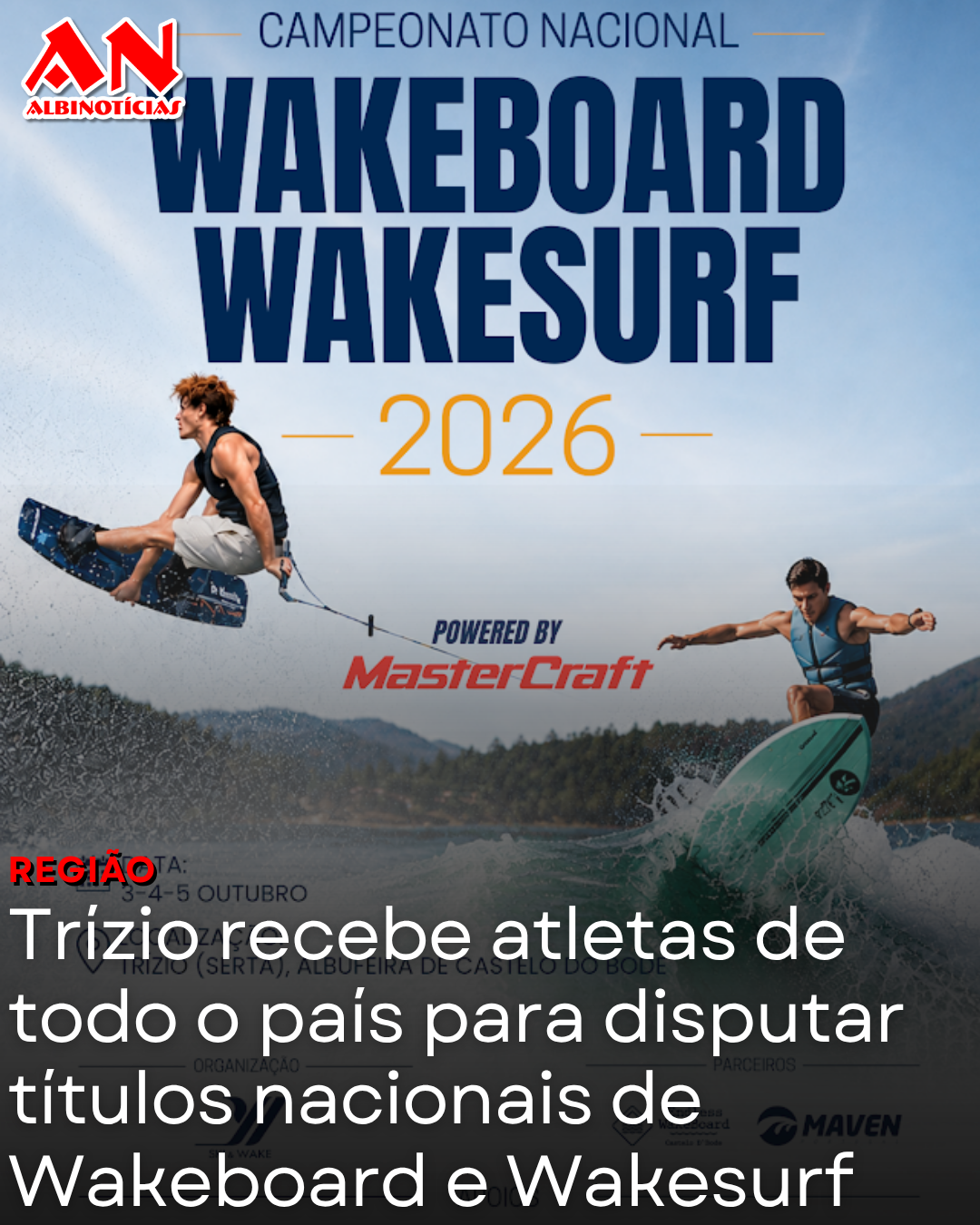 Trízio recebe atletas de todo o país para disputar títulos nacionais de Wakeboard e Wakesurf