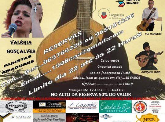 Castelo Branco: Centro Artístico Albicastrense com grande noite de fados