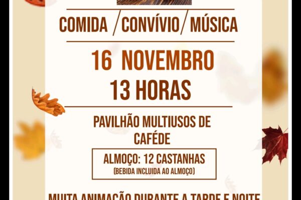 Caféde: Almoço-magusto com muita animação