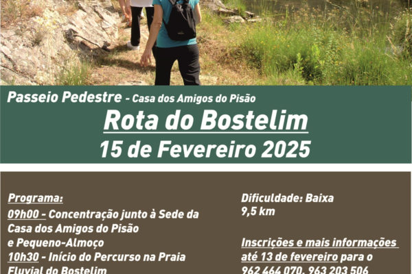 Vila de Rei: Casa dos Amigos do Pisão organiza passeio pedestre
