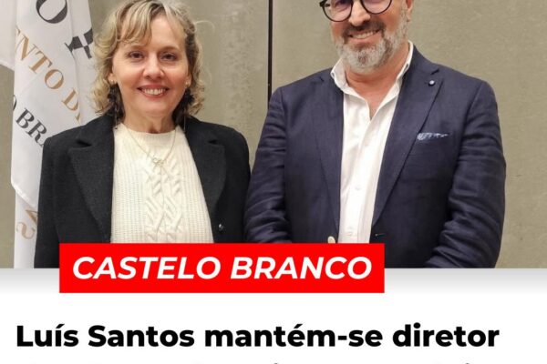 Castelo Branco: Luís Santos mantém-se diretor da Afonso de Paiva nos próximos 4 anos