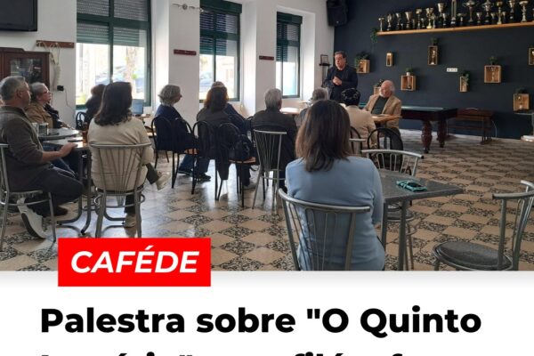 Caféde: Palestra sobre “O Quinto Império” com filósofo Paulo Samuel