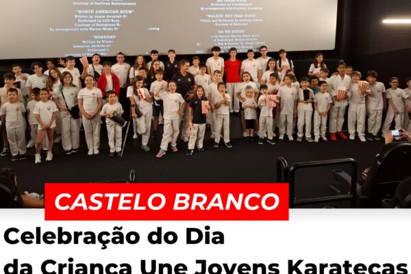 Castelo Branco: Celebração do Dia da Criança Une Jovens Karatecas em Experiência Cinematográfica