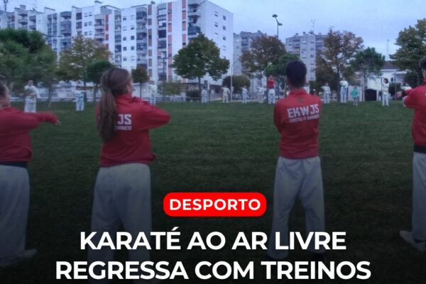Desporto: Karaté ao ar livre regressa com treinos gratuitos para toda a comunidade
