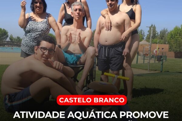 Castelo Branco: Atividade aquática promove bem-estar, inclusão e socialização entre jovens
