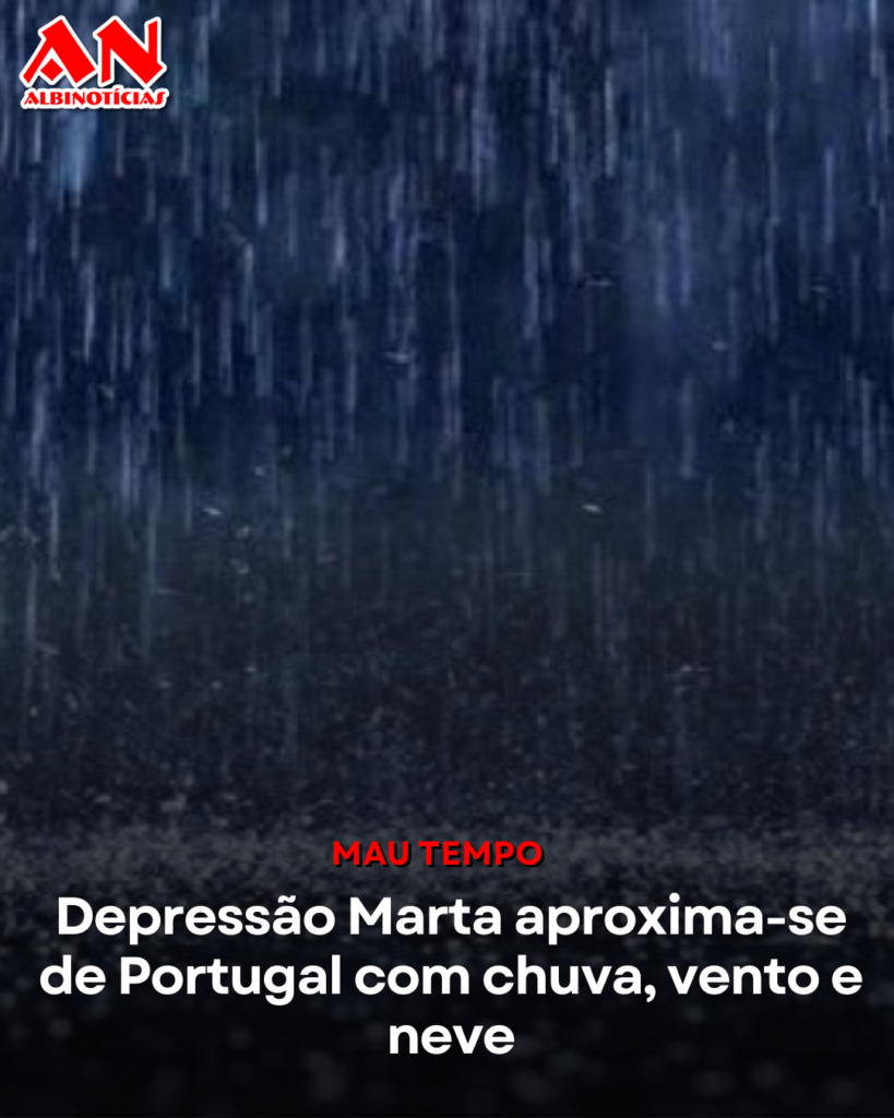 Depressão Marta aproxima-se de Portugal com chuva, vento e neve