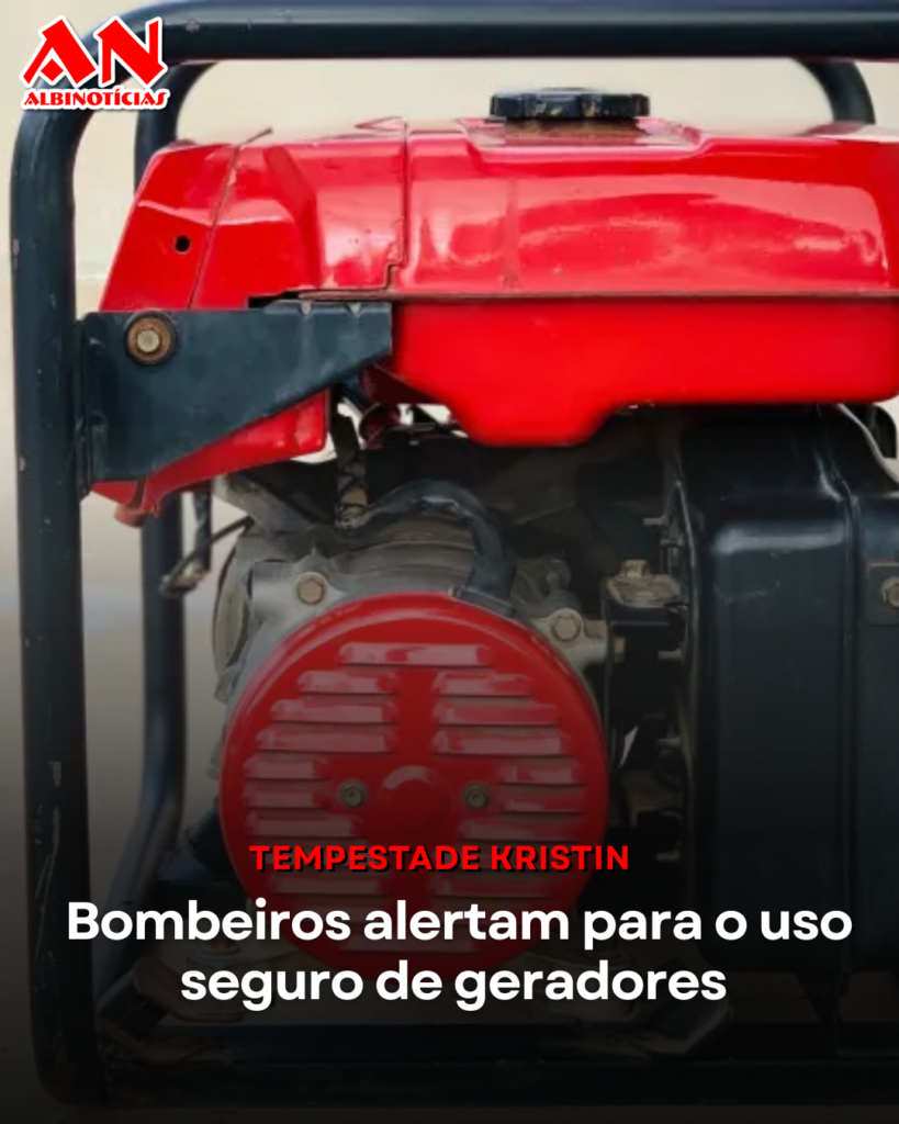 Após tempestade Kristin, bombeiros alertam para o uso seguro de geradores