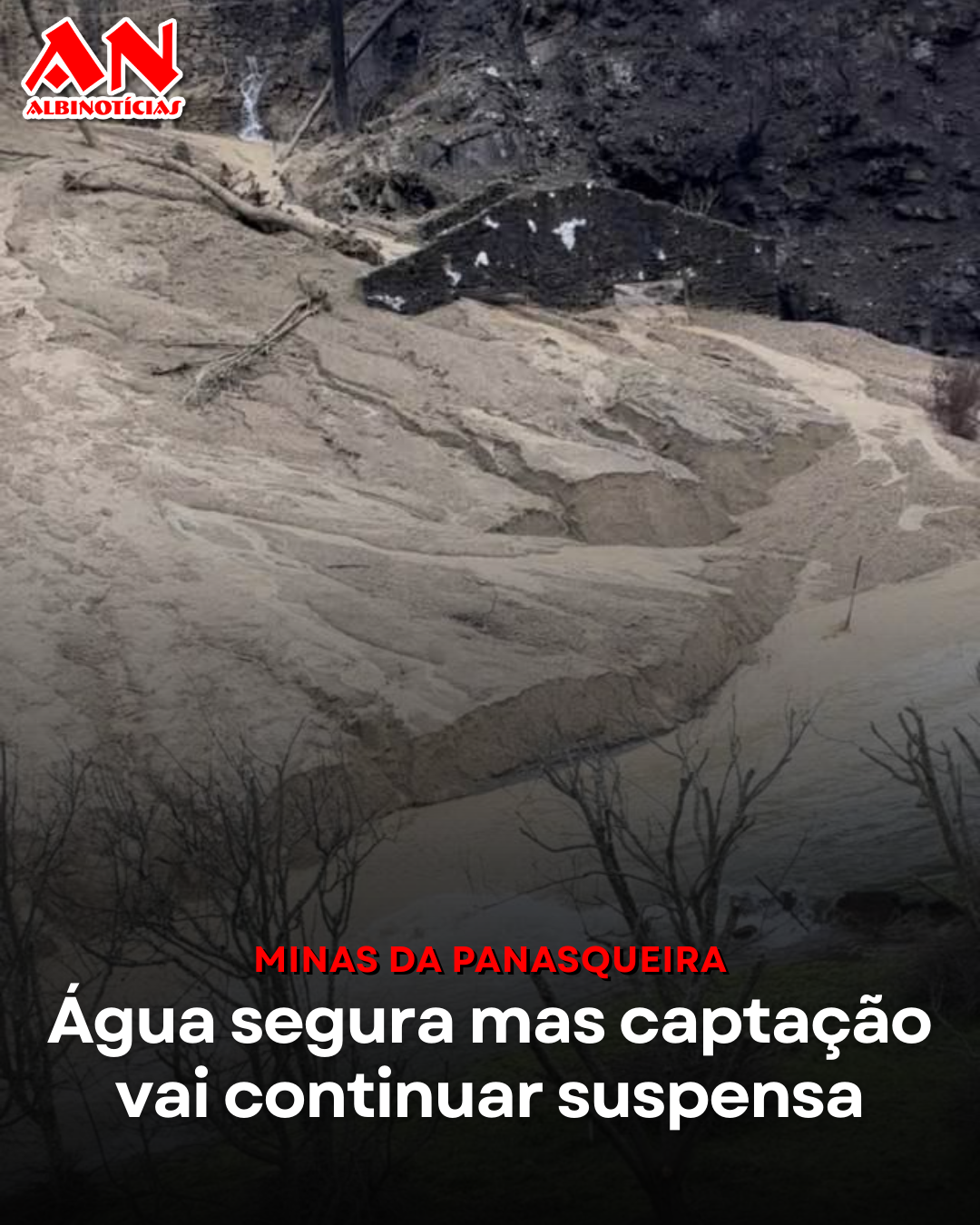 Minas da Panasqueira: Água segura mas captação vai continuar suspensa