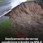 Deslizamento de terras condiciona trânsito na N18-8 em Malpica do Tejo