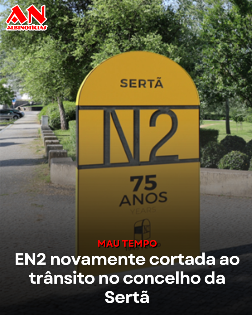 EN2 novamente cortada ao trânsito entre a Barragem do Cabril e Pedrógão Pequeno