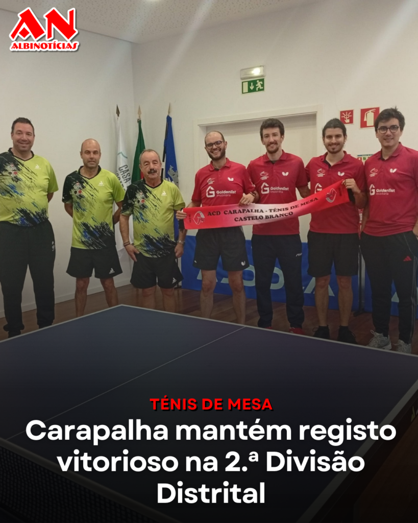 Carapalha mantém registo vitorioso na 2.ª Divisão Distrital