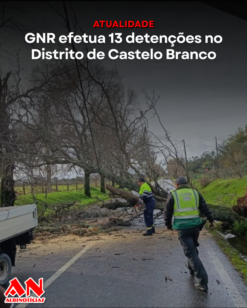 GNR de Castelo Branco efetua 13 detenções