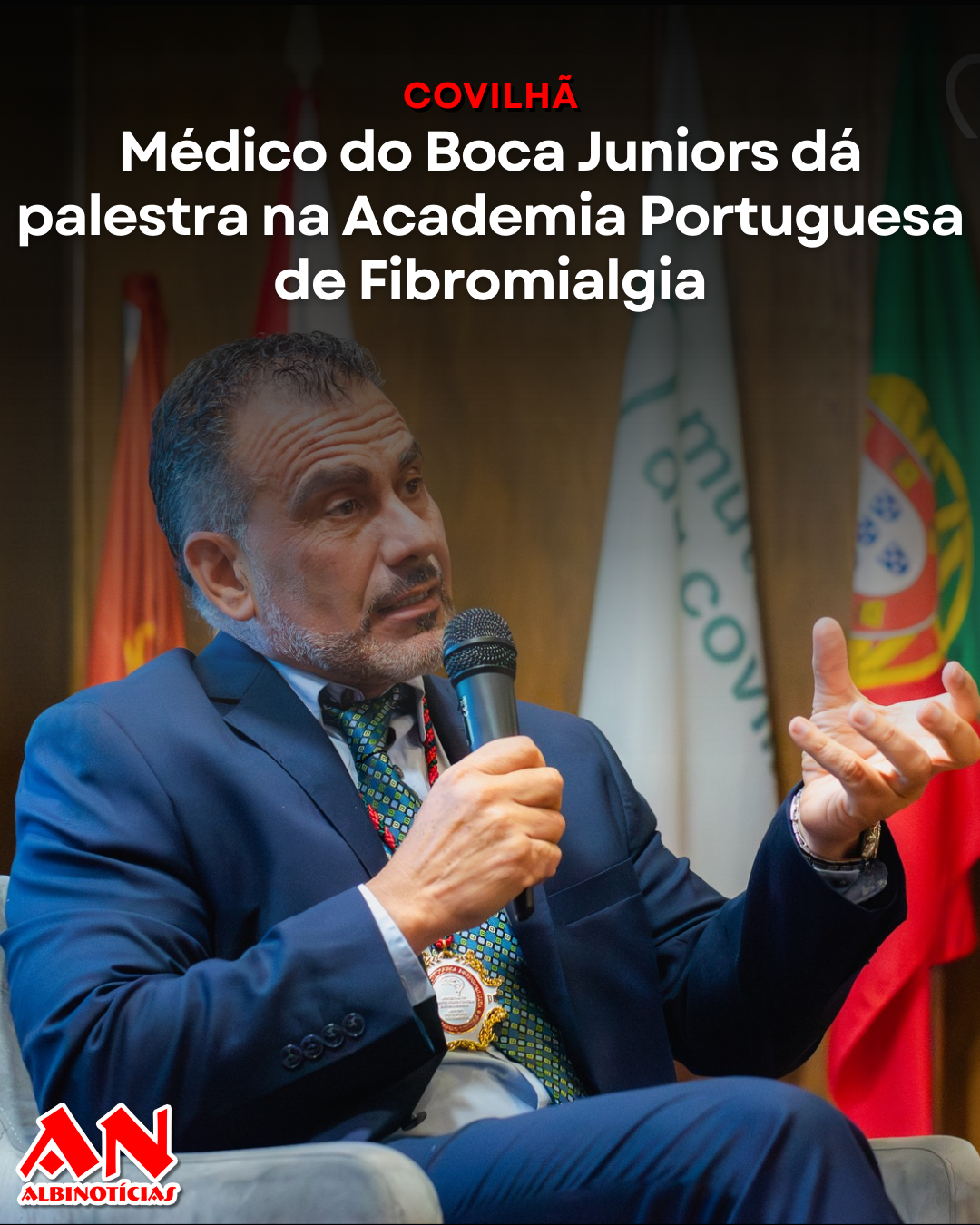 Médico do Boca Juniors dá palestra na Academia Portuguesa de Fibromialgia