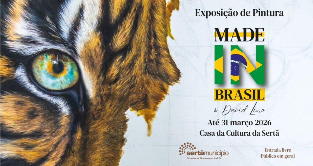 Exposição “Made in Brasil” de David Lino em destaque na Casa da Cultura da Sertã