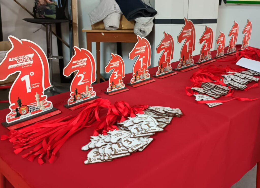 Torneio de xadrez do Sport Tortosendo e Benfica