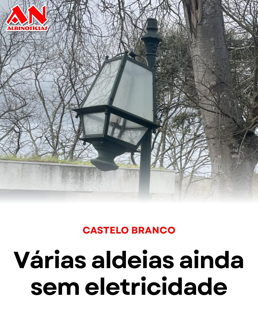 Tempestade Kristin: Várias aldeias do distrito ainda não têm eletricidade