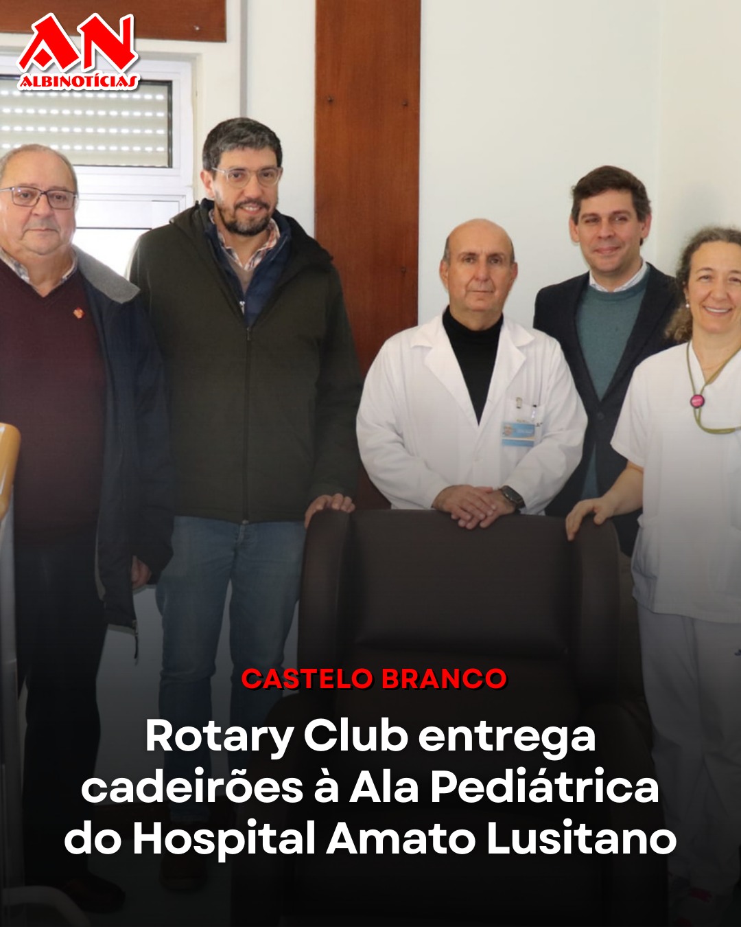 Rotary Club de Castelo Branco entrega cadeirões à Ala Pediátrica do Hospital Amato Lusitano