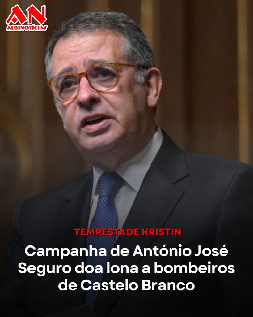 Campanha de António José Seguro doa lonas a bombeiros de Castelo Branco para apoio às populações afetadas pelo mau tempo