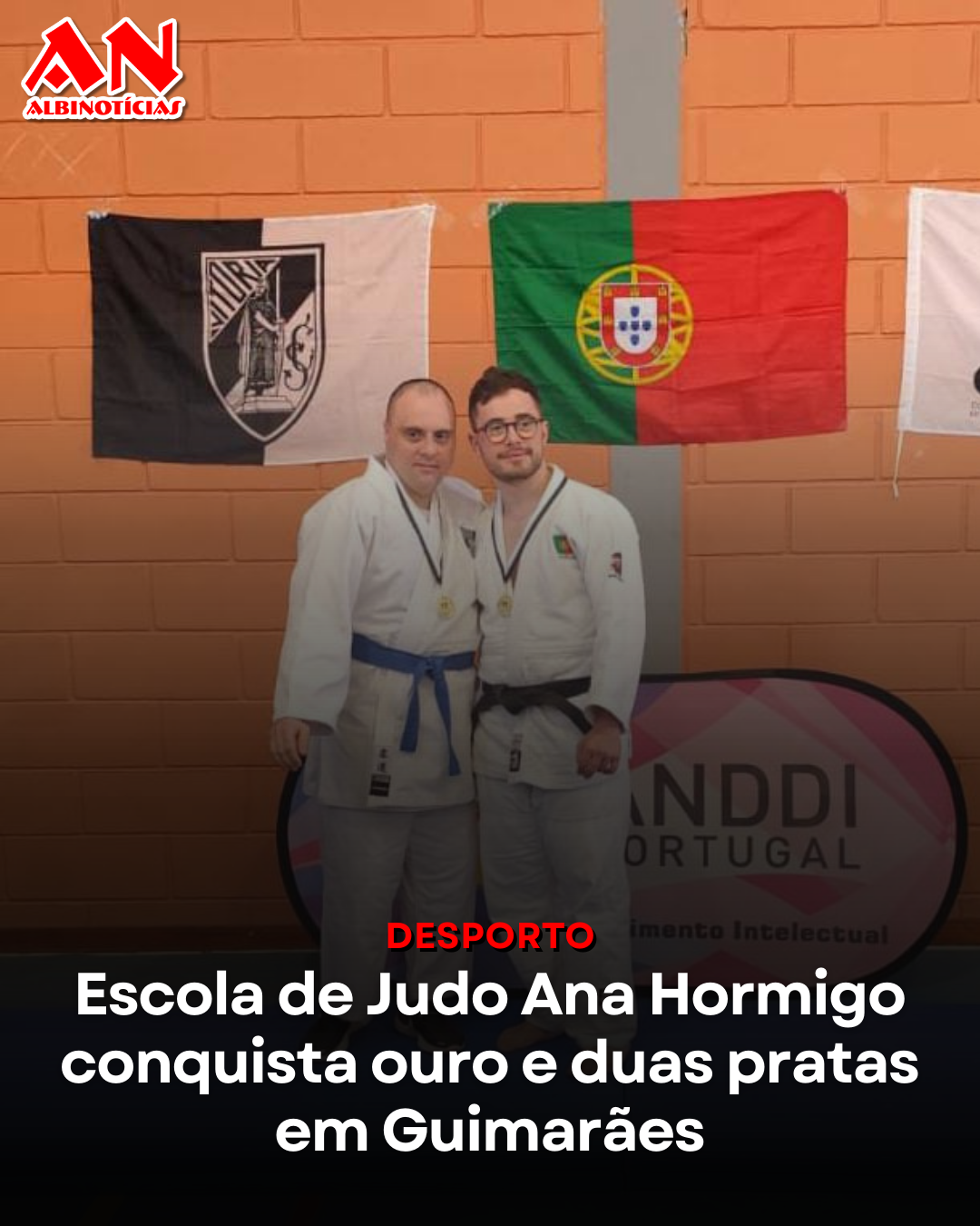 Escola de Judo Ana Hormigo conquista ouro e duas pratas em Guimarães