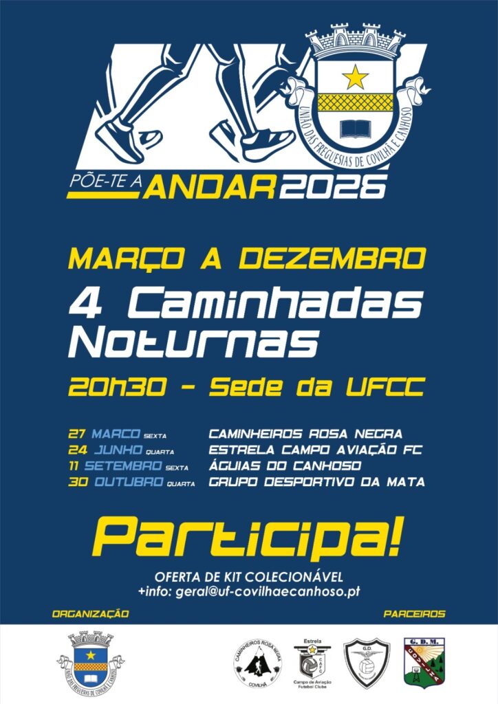 União de Covilhã e Canhoso lança projeto “Põe-te a Andar”