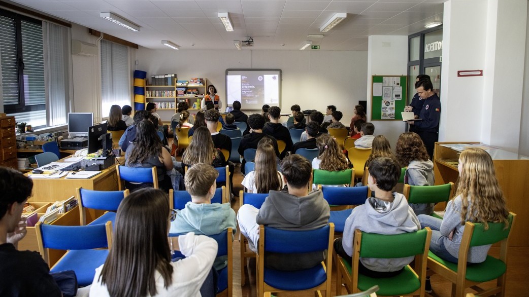 Alunos de Castelo Branco participam em ações de sensibilização sobre evacuação escolar