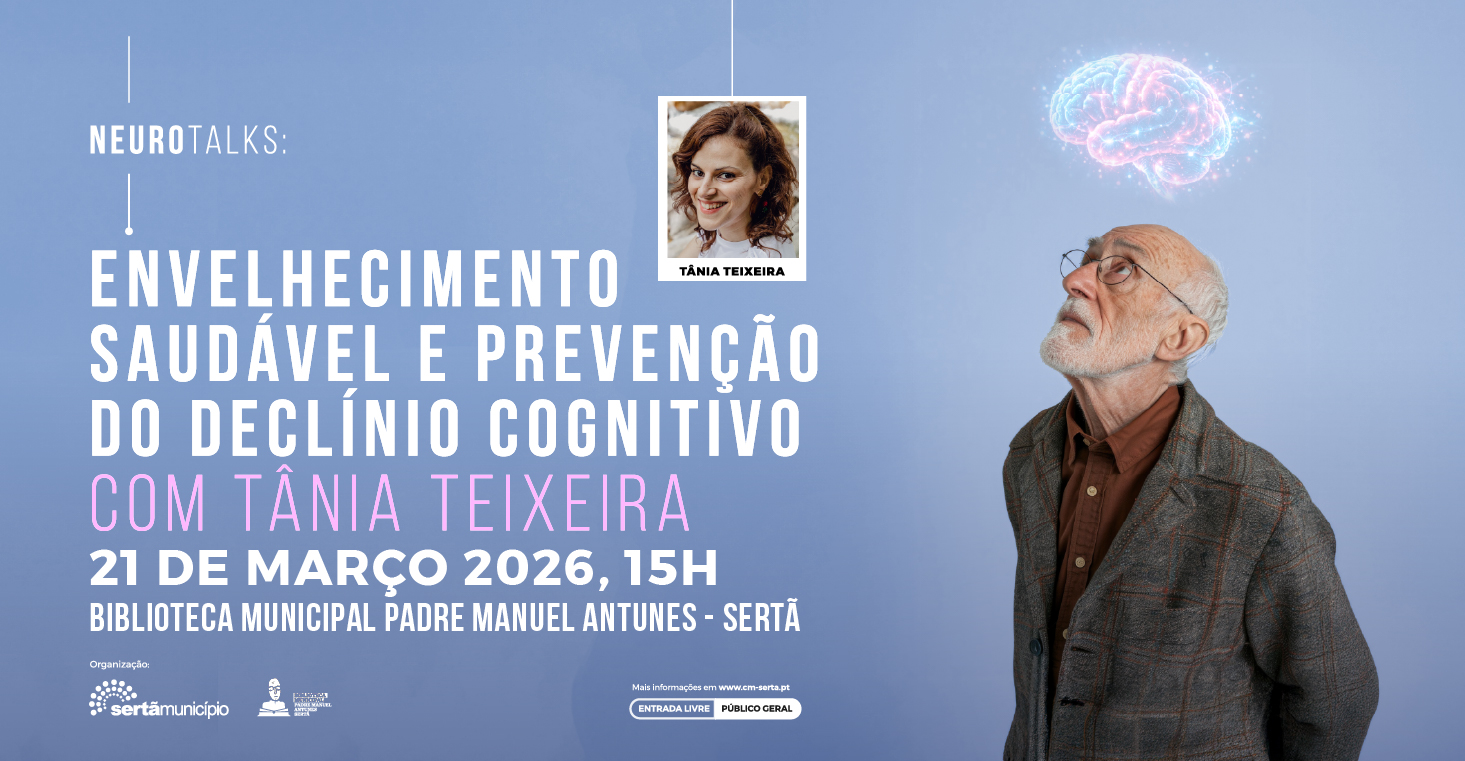 NeuroTalks estreia-se na Sertã com debate sobre envelhecimento saudável