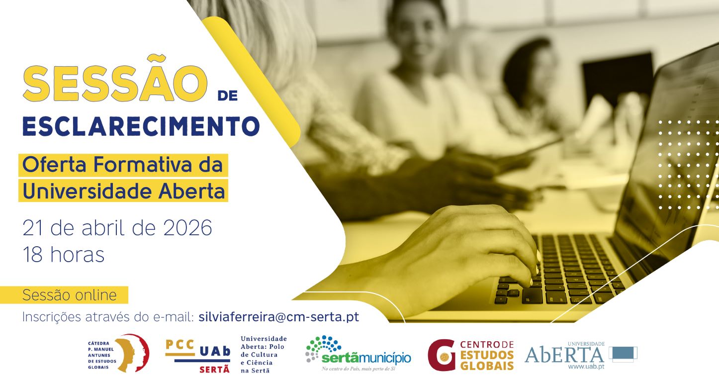 Sertã promove sessão sobre cursos da Universidade Aberta